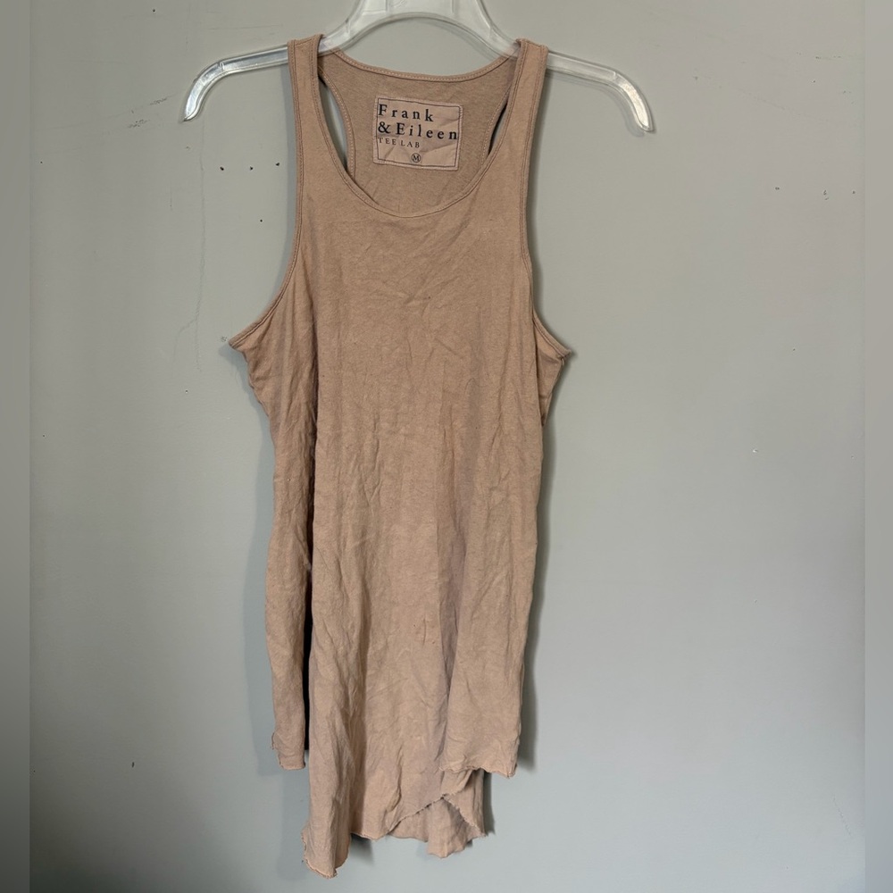 Frank & Eileen Tee Lab Layer Tank Tan Size M